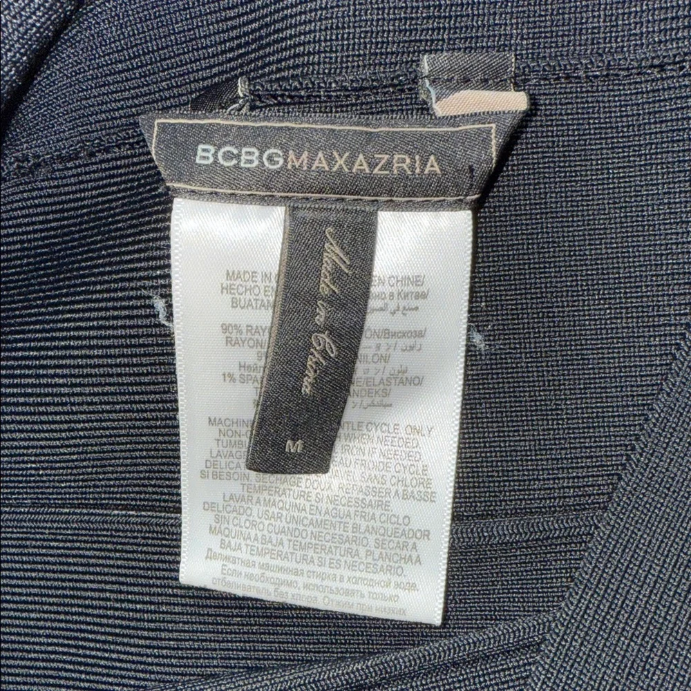 BCBGMaxAzria Black‎ Midi Skirt